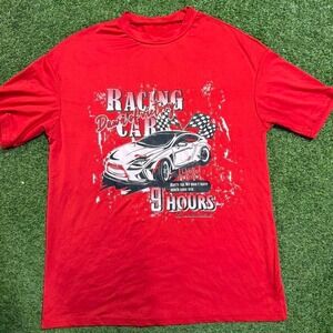 Red racing car graphic tee #racing #motorsport‎